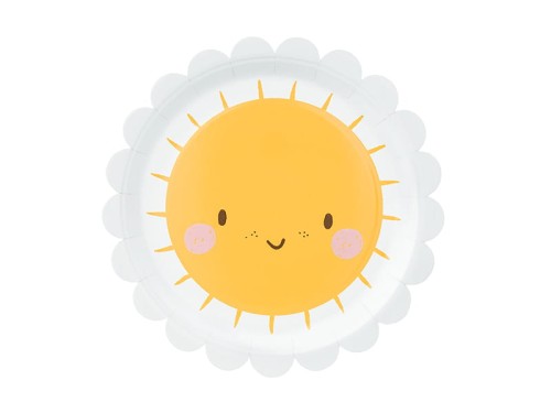 Przejdź do produktu Talerzyki Słoneczko, mix, 18 cm: 1op./6szt.