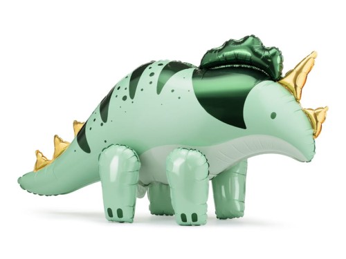Przejdź do produktu Balon foliowy Triceratops, 101x60.5cm, zielony