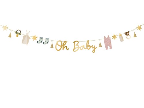 Przejdź do produktu Baner Oh baby, mix, 2.5 m