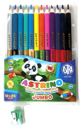 Przejdź do produktu KREDKI 12/24 KOL DWUSTR.JUMBO ASTRINO 312116003