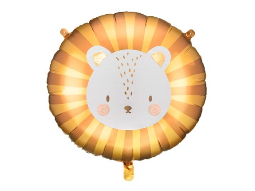 Przejdź do produktu Balon foliowy Lew, 70x67 cm, mix