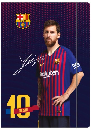 Przejdź do produktu TECZKA Z GUMKĄ A4 FCB BARCA FAN 7 2136