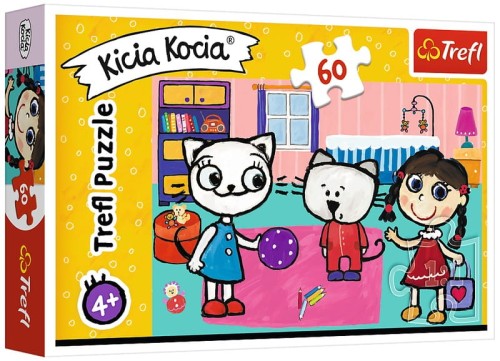 Przejdź do produktu Puzzle 60el Kicia Kocia z przyjaciółmi 17343 Trefl