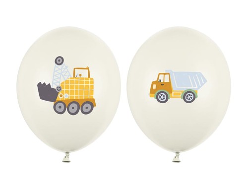 Przejdź do produktu Balony 30 cm, Pojazdy budowlane, mix: 1op./50szt.