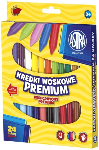 Przejdź do produktu Kredki woskowe Astra 24