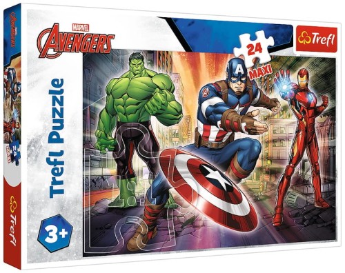 Przejdź do produktu Puzzle 24-Maxi Avengers. W świecie Avengersów 1432