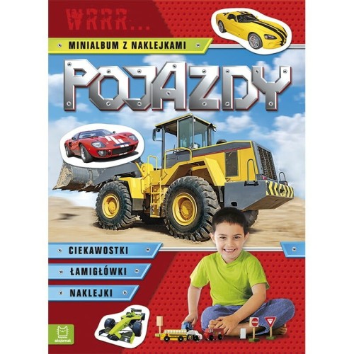 Przejdź do produktu Pojazdy Wrrr, minialbym z naklejkami, Aksjomat