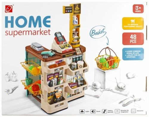 Przejdź do produktu Supermarket HOME z akcesoriami MEGA CREATIVE 48274