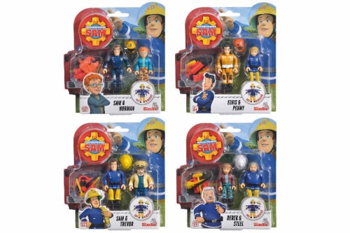 Przejdź do produktu Strażak Sam 2 figurki III 4 rodzaje blister SIMBA