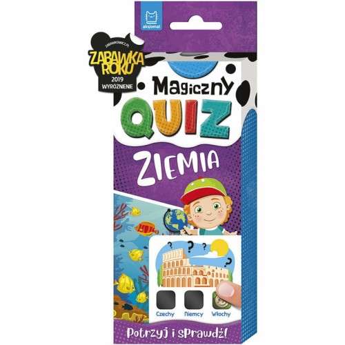 Przejdź do produktu Książka Magiczny quiz. Ziemia