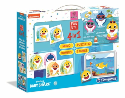Przejdź do produktu Clementoni Edukit 4w1 Baby Shark 18099