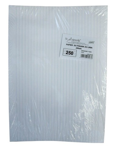 Przejdź do produktu Papier do pisania A3 250 ark linia Unipap MAJEWSKI
