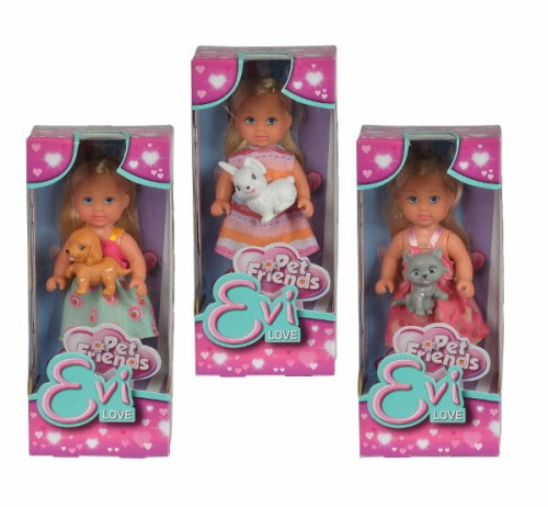 Przejdź do produktu Lalka Evi ze zwierzątkiem 3 wzory p12  Simba mix