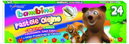 Przejdź do produktu Pastele olejne 24kol. bambino MAJEWSKI