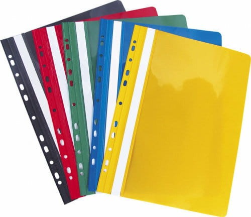 Przejdź do produktu Skoroszyt PCV wpinany czerwony A4 p.10 STARPAK