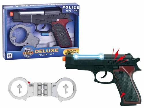 Przejdź do produktu Pistolet z kajdankami w pudełku 105949