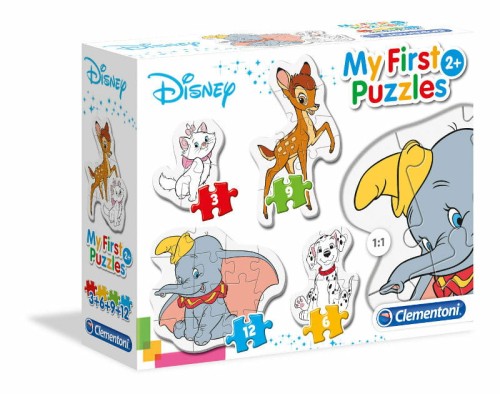Przejdź do produktu Clementoni Moje Pierwsze Puzzle 3-6-9-12 Disney 20