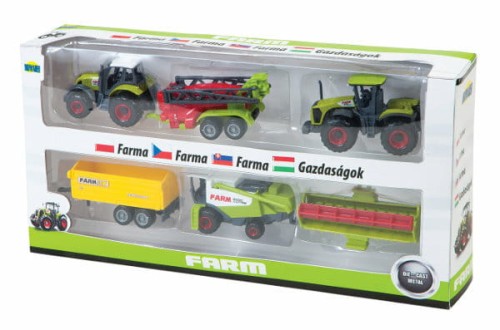 Przejdź do produktu Farma zestaw maszyn traktor w pudełku