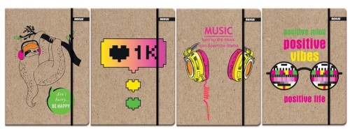Przejdź do produktu TECZKA Z GUMKĄ A4 KRAFT LINER FLUO 2137