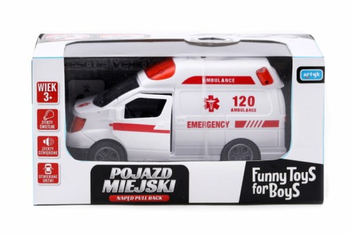Przejdź do produktu POJAZD MIEJSKI POGOTOWIE TOYS FOR BOYS 1646