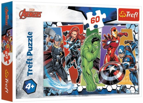Przejdź do produktu Puzzle 60el Niezwyciężeni Avengersi Disney Marvel