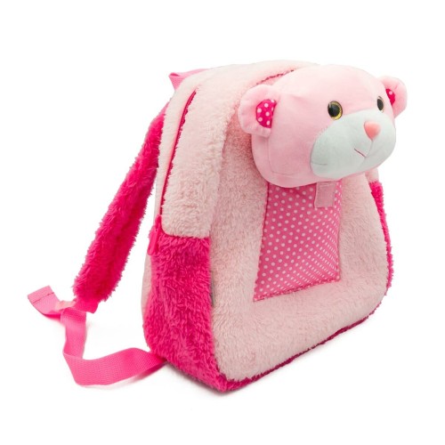 Przejdź do produktu Plecak pluszowy z zabawką PINK TEDDY S