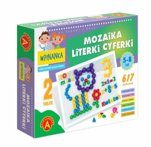 Przejdź do produktu Wpinanka mozaika literki i cyferki 1870 ALEXANDER