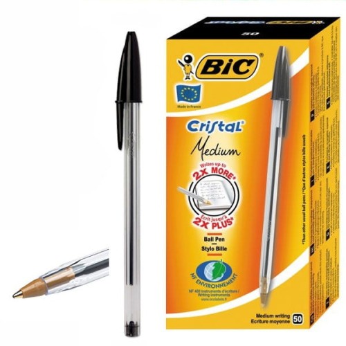 Przejdź do produktu Długopis Cristal medium czarny, BiC