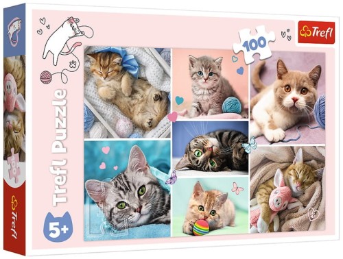 Przejdź do produktu Puzzle 100el W kocim świecie 16420 Trefl p12
