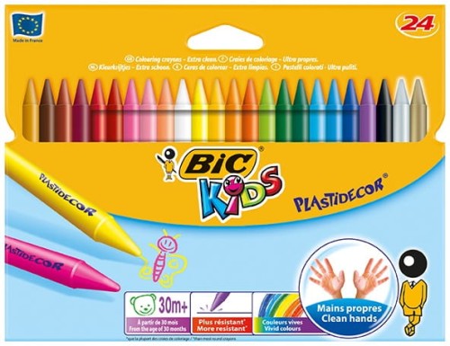 Przejdź do produktu BIC KREDKI ŚWIECOWE PLASTIDECOR 24SZT.