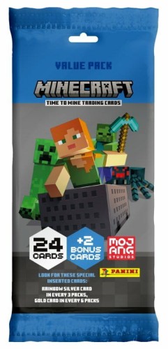 Przejdź do produktu Saszetka z kartami 24+2 specjalne Minecraft 26993