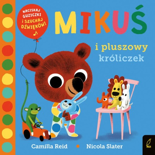 Przejdź do produktu Książka dźwiękowa. Mikuś i pluszowy króliczek