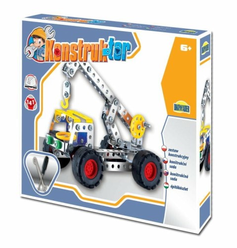 Przejdź do produktu KONSTRUKTOR KLOCKI METALOWE DŹWIG 4125