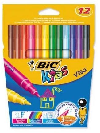 Przejdź do produktu BIC FLAMASTRY VISA 12KOL