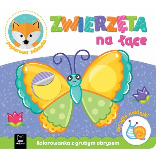 Przejdź do produktu Książeczka Zwierzęta na łące, Aksjomat