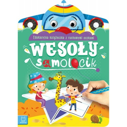 Przejdź do produktu Książka Wesoły samolocik. Edukacyjna książeczka z