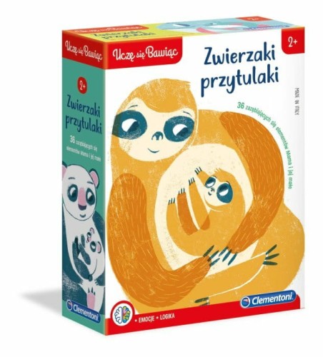 Przejdź do produktu Clementoni Zwierzaki Przytulaki Uczę się Bawiąc 50