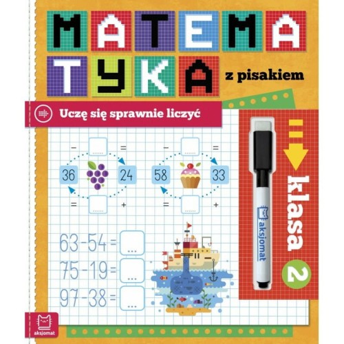 Przejdź do produktu Książka Matematyka z pisakiem. Uczę się sprawnie l