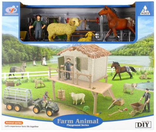 Przejdź do produktu Farma z akcesoriami 41x35x11cm MEGA CREATIVE 48256
