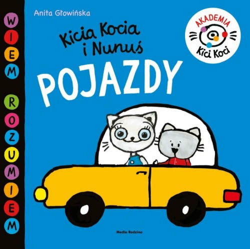 Przejdź do produktu Książka Kicia Kocia Akademia pojazdy