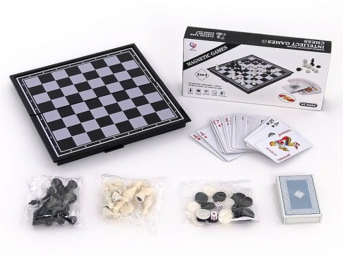 Przejdź do produktu Szachy gra 3w1 493643