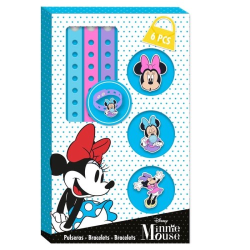 Przejdź do produktu Zestaw 3 bransoletek z zawieszkami 6el Minnie Mous