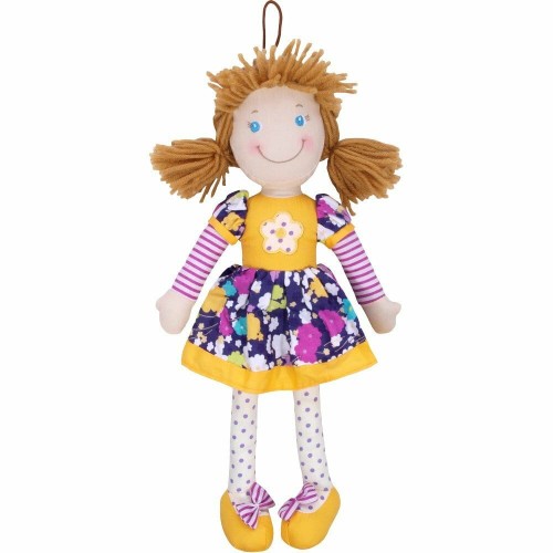 Przejdź do produktu Lalka szmaciana CORNELIA 38cm żółta 13182