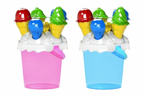 Przejdź do produktu Zestaw do piasku transparentny Lody 009017 mix cen