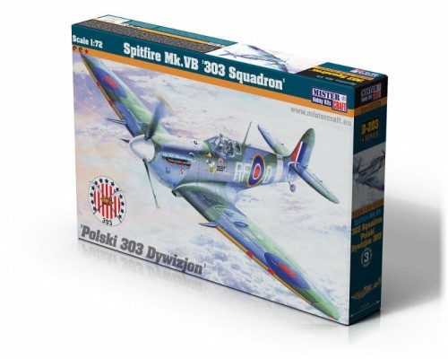 Przejdź do produktu Model samolotu do sklejania Spitfire Mk.VB 303 Squ
