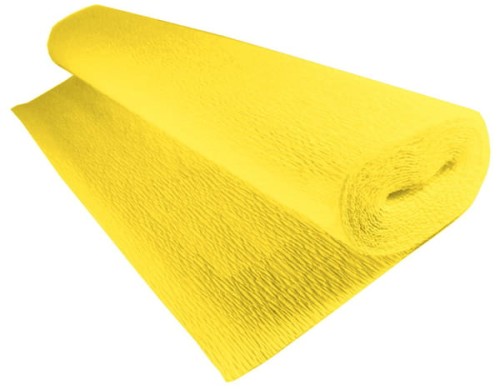 Przejdź do produktu Krepina 180 g/m2 żółta-cytrynowa (Lemon Yellow)50x250cm 575, Cartotecnica Rossi