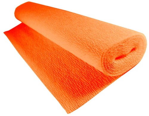 Przejdź do produktu Krepina 180 g/m2 pomarańczowa (Orange) 50x250cm 581, Cartotecnica Rossi