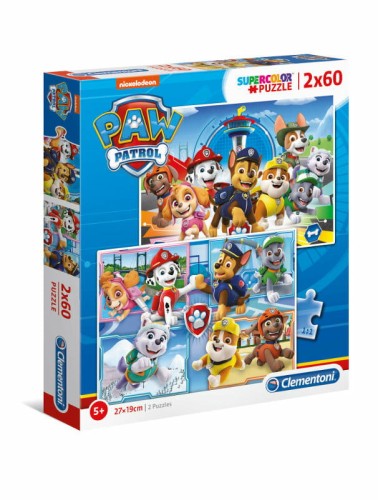 Przejdź do produktu Clementoni Puzzle 2x60el PAW PATROL Psi Patrol 216