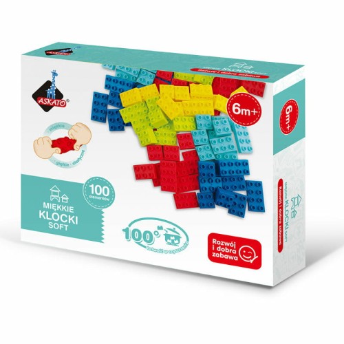 Przejdź do produktu Klocki Soft 100 elementów 113562