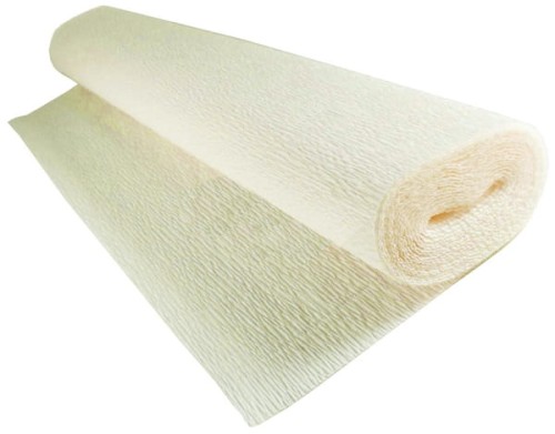 Przejdź do produktu Krepina 180 g/m2 ecru (White Cream) 50x250cm 603, Cartotecnica Rossi